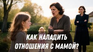 Терапевтический разбор "Как наладить отношения с мамой?"
