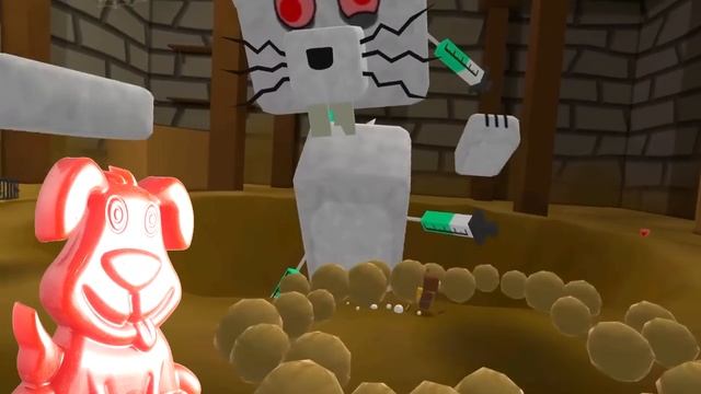 Супер медведь освобождает медвежат из плена вместе с желейным Стасиком. Super Bear Adventure смотреть онлайн