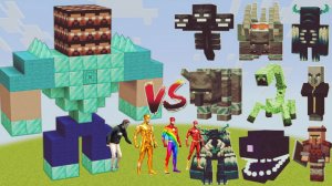 СУПЕР БРОНИРОВАННЫЙ ХЕРОБРИН против всех боссов В МАЙНКРАФТЕ С МОДАМИ