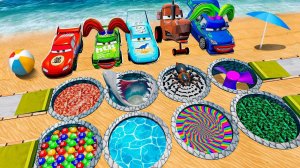 Машинки летают и прыгают! Развивающие мультики Машины помощники. Мультфильмы про машинки