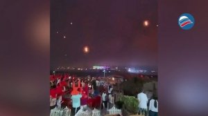 Дроны вышли из-под контроля и засыпали «огненным дождём» зрителей в Китае