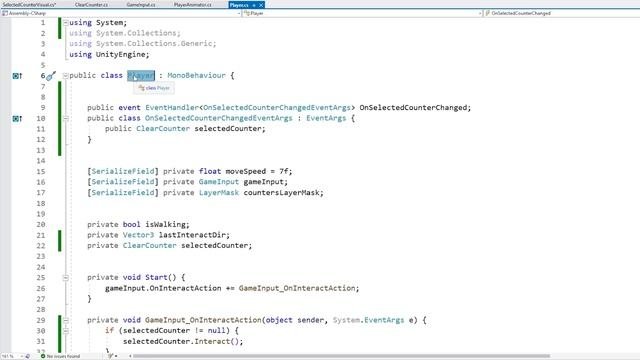 Selected Counter Visual Singleton Pattern Learn Unity Beginner Intermediate 2025