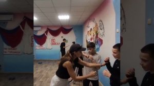 Ребята провели разминку 🤸🏼♂, отработали некоторые упражнения и боевые приемы 🤼♂.