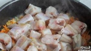 Минтай в сметане