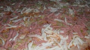 Начинка с колбасой для лаваша