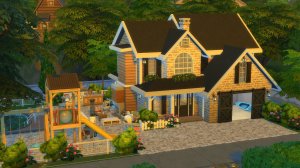 СЕМЕЙНЫЙ ДОМ НАВСТРЕЧУ ПРИКЛЮЧЕНИЯМ /  The Sims 4 Adventure Awaits Speed Build