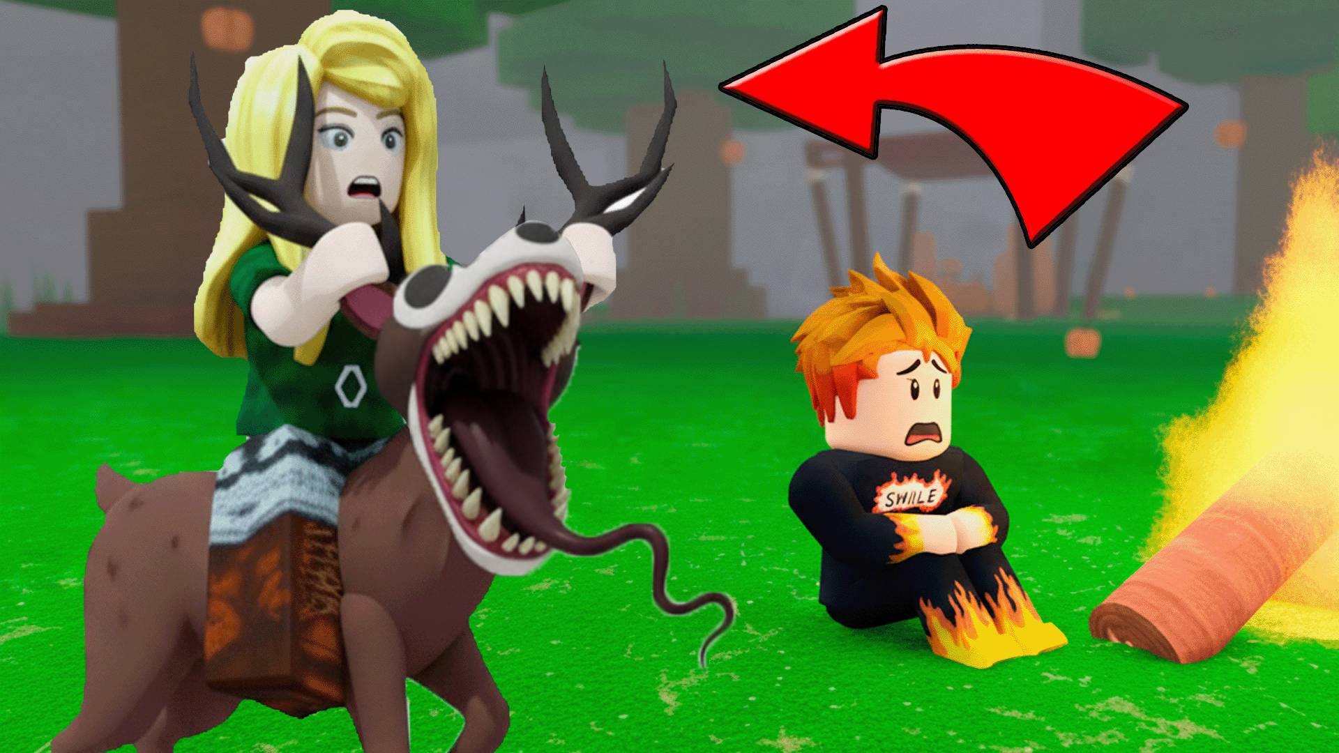 Самая Крутая Девочка в 99 Ночей в Лесу в Роблокс 99 Nights In The Forest Roblox