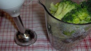 Крем-суп из брокколи и шампиньонов