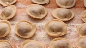 Лазанья из пельменей