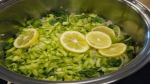 Крем-суп из брокколи и шпината