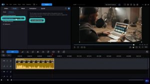 Основы 32 Редактирование звука: громкость, удалить шум и приглушить звук в PowerDirector 24