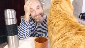 завтрак с Рыжулей. глаз дёргается значит приступ. мукбанг. обжор. еда на камеру. диета. шизофрения.