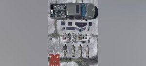 Операторы 68 мсд уничтожили транспорт ВСУ с фанатами компьютерных игр "Khorne Group"