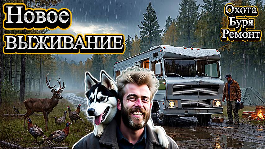 Long Drive North ВЫЖИВАНИЕ НАШЛО НАС В АМЕРИКАНСКОЙ ГЛУШИ Охота, буря, ремонт RV (демо)