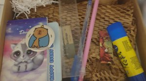 собираю бокс канцелярии