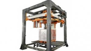 Высокоскоростной автоматический паллетообмотчик SmartWasp T1300, престрейч до 400%