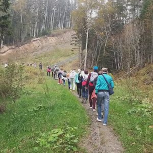 Профсоюзное восхождение на гору Красная