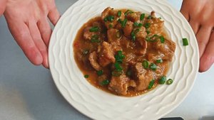 Свинина тушеная по особому рецепту Просто Вкусно