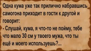 Как кума использовала мужа кумы. Сборник анекдотов