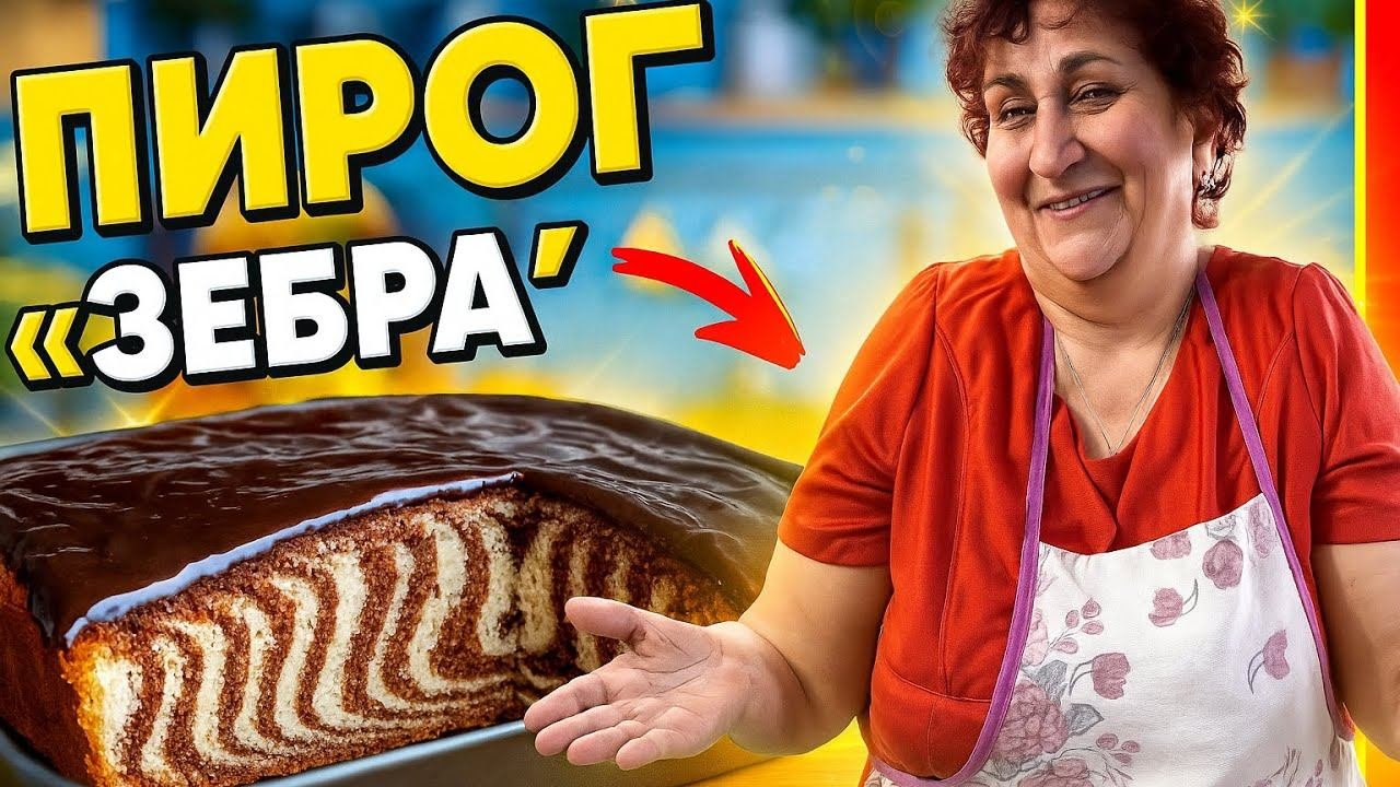 Идеальный кекс-пирог зебра, который тает во рту.