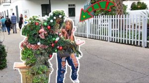 She got scared by a Christmas Tree🎄 _Bushman Prank