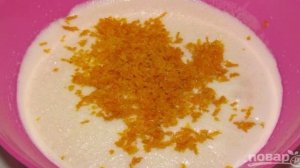 Кекс на кефире с апельсиновой цедрой