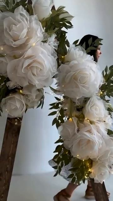 Как сделать трендовые цветы из ткани_ Забирай бесплатный курс в профиле #цветыизткани #wedding #diy смотреть онлайн