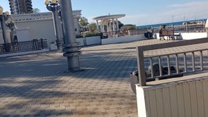 Анапа. Солнечный и тёплый понедельник! Набережная 6 октября 2025. 14.40