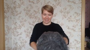 Теплые серые пуховые косынки с красивым пухом.