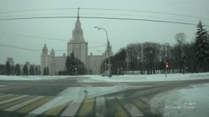 Малоснежная Москва в Рождество