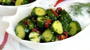 Шикарная закуска из огурчиков