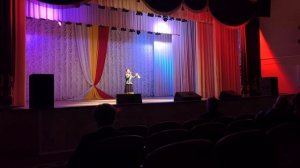 Елена Ежова фрагмент выступления на День пожилых в РДК "Вёшенский"