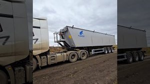 Тест-драйв алюминиевого полуприцепа самосвального от завода "Тонар" в ТД "Парфеновское"