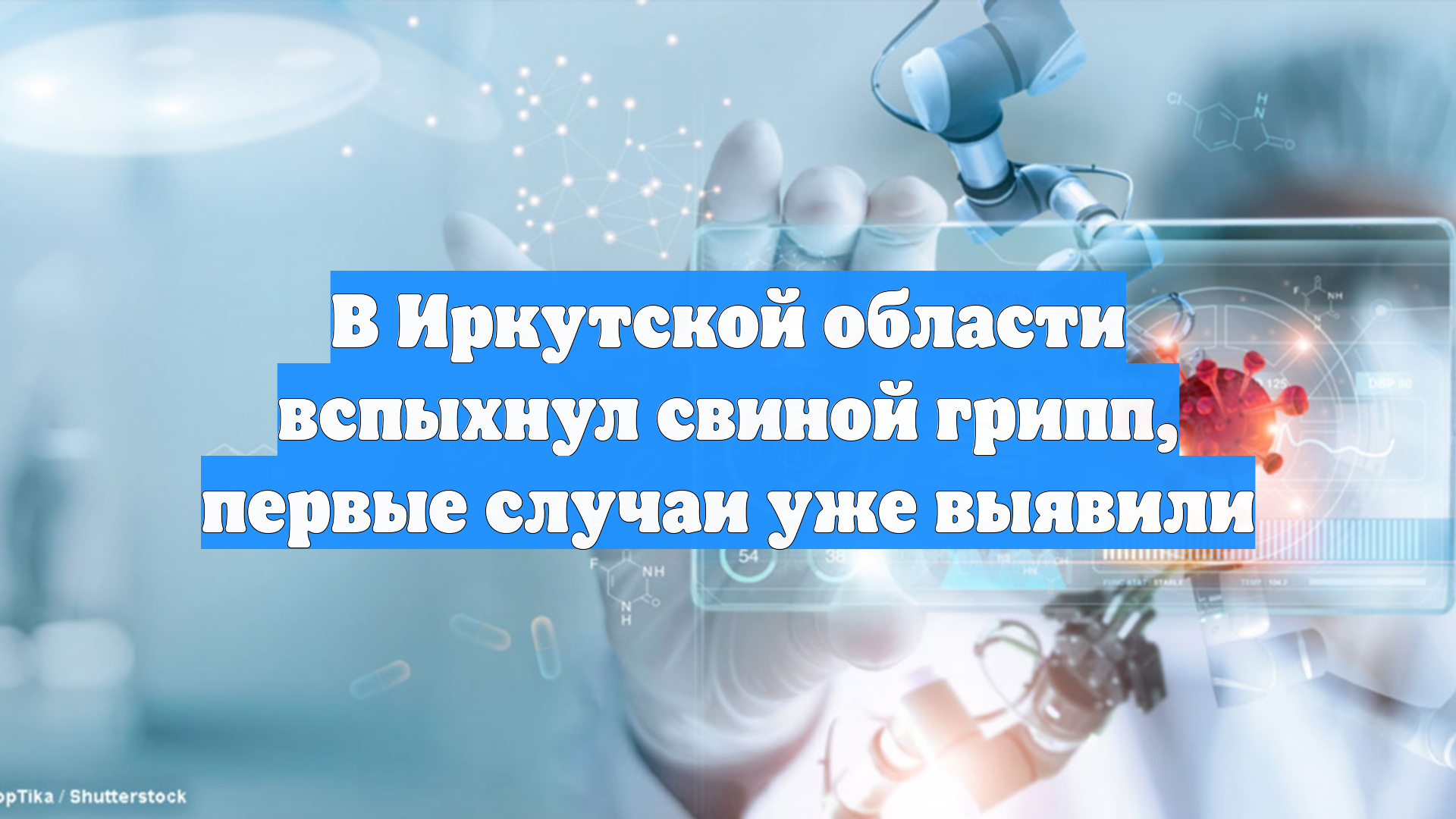 В Иркутской области вспыхнул свиной грипп, первые случаи уже выявили