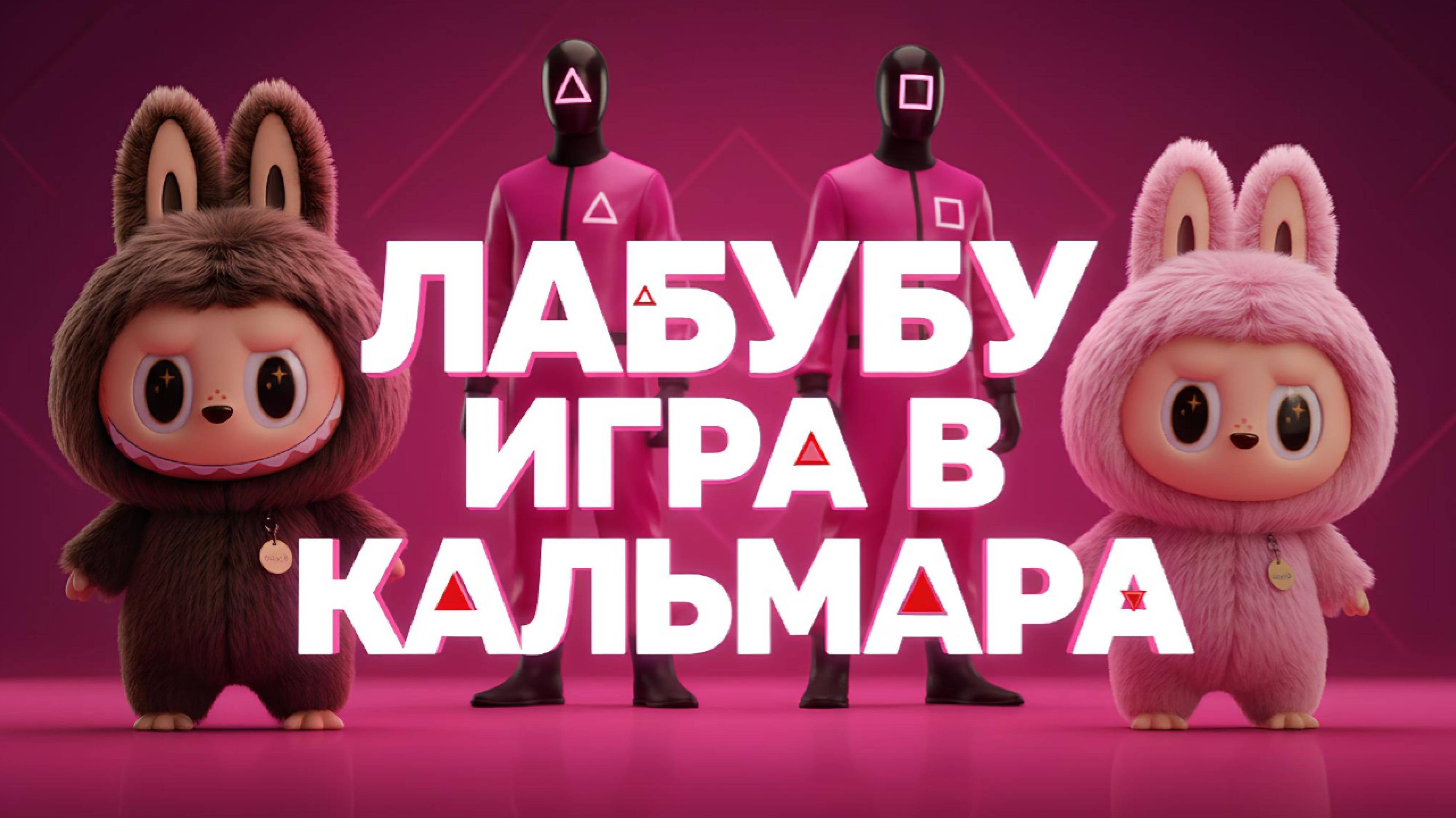 ЛАБУБУ: ИГРА В КАЛЬМАРА💖💖💖 МУЛЬТФИЛЬМ ДЛЯ ДЕТЕЙ🐷