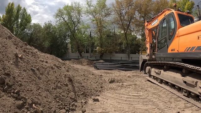 71 Очередная прогулка как идёт ремонт путей и строительства моста.