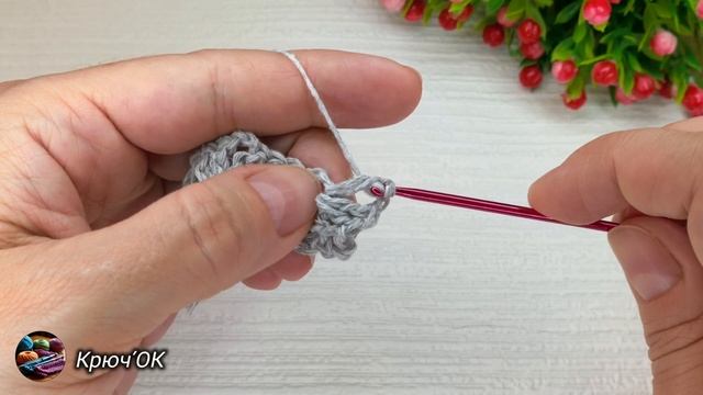 Узор крючком 43 #вязаниекрючком #узорыкрючком