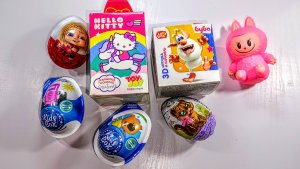 АСМР РАСПАКОВКА Киндер Сюрприз яйца 🥰 распаковка сюрприз боксов асмр