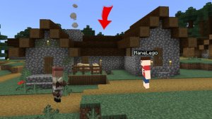 Я Объединил мой дом с домом соседом в Майнкрафте | ManeLego minecraft