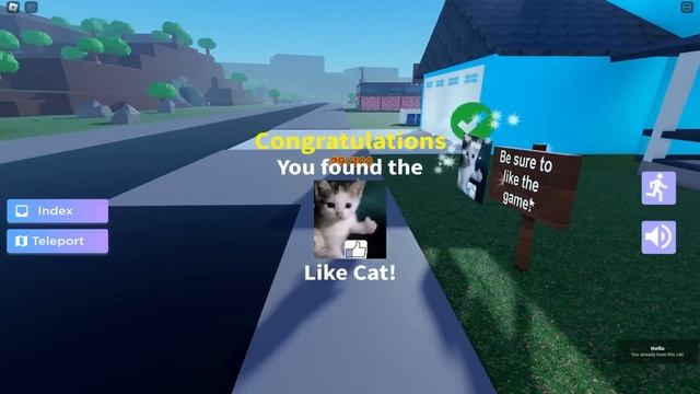 НАЙДИ 100 МЕМНЫХ КИСИКОВ! Roblox Find The Cat Memes! смотреть онлайн