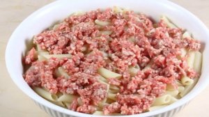 Макароны с брокколи и фаршем