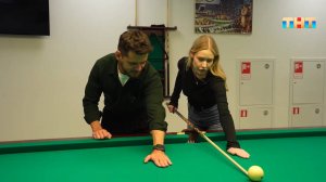Мастер-класс от вице-чемпионки мира по бильярду Анастасии Зверинцевой