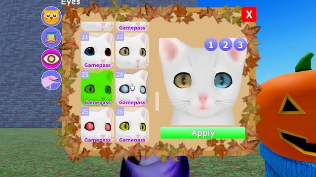 ПОКУПАЮ ВСЕ ХЕЛЛОУИНСКИЕ АКСЕССУАРЫ В КИСИКАХ! Roblox Kitten Game