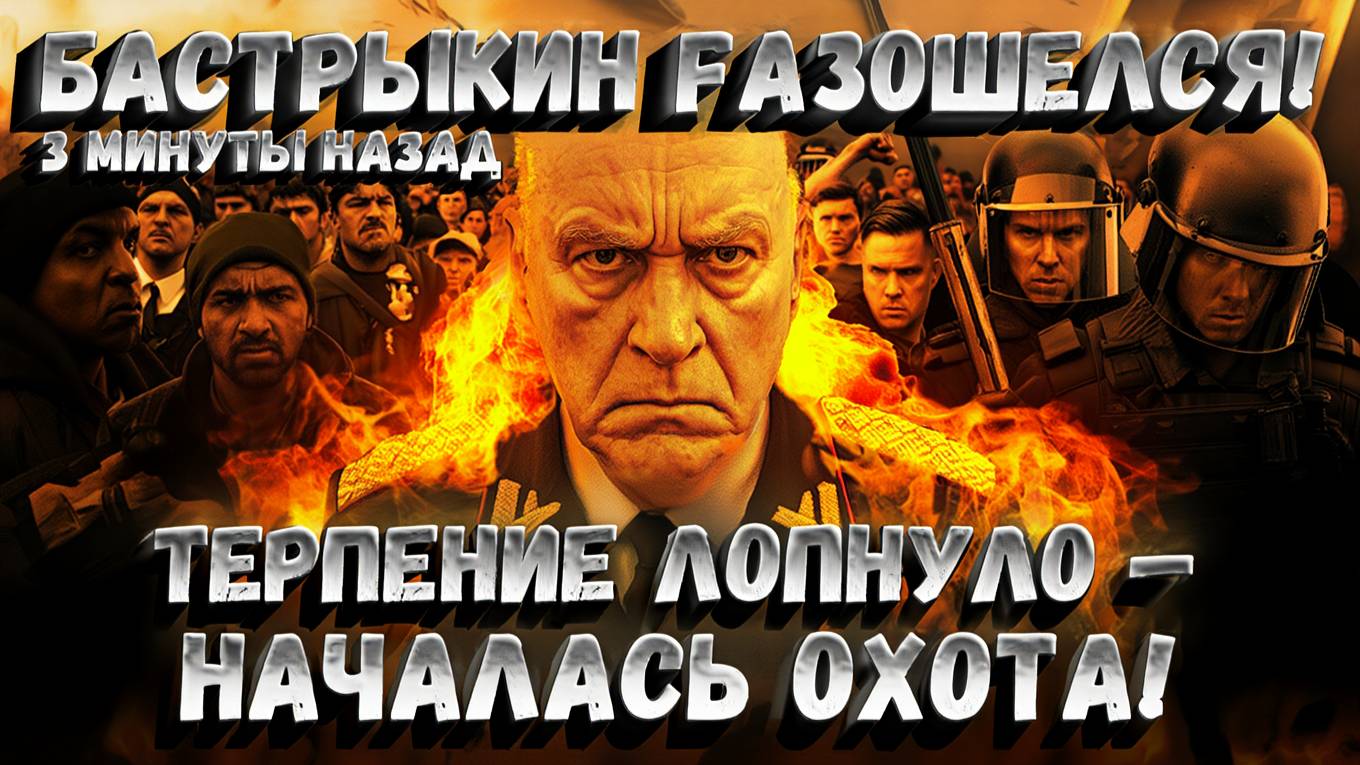 🚨😡👊💥😱 ШОК! ВСЁ! БАСТРЫКИН РАЗНЕС МИГРАНТОВ! ТЕРПЕНИЕ КОНЧИЛОСЬ — НАЧАЛАСЬ ЗАЧИСТКА! 💥