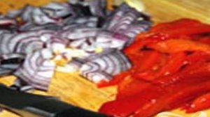 Макароны с говядиной и перцем