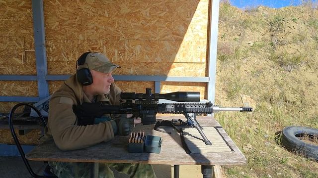 AR10 , 308, продолжаю подбирать навески к солидам разного веса смотреть онлайн