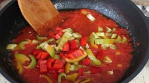 Креветки Саганаки