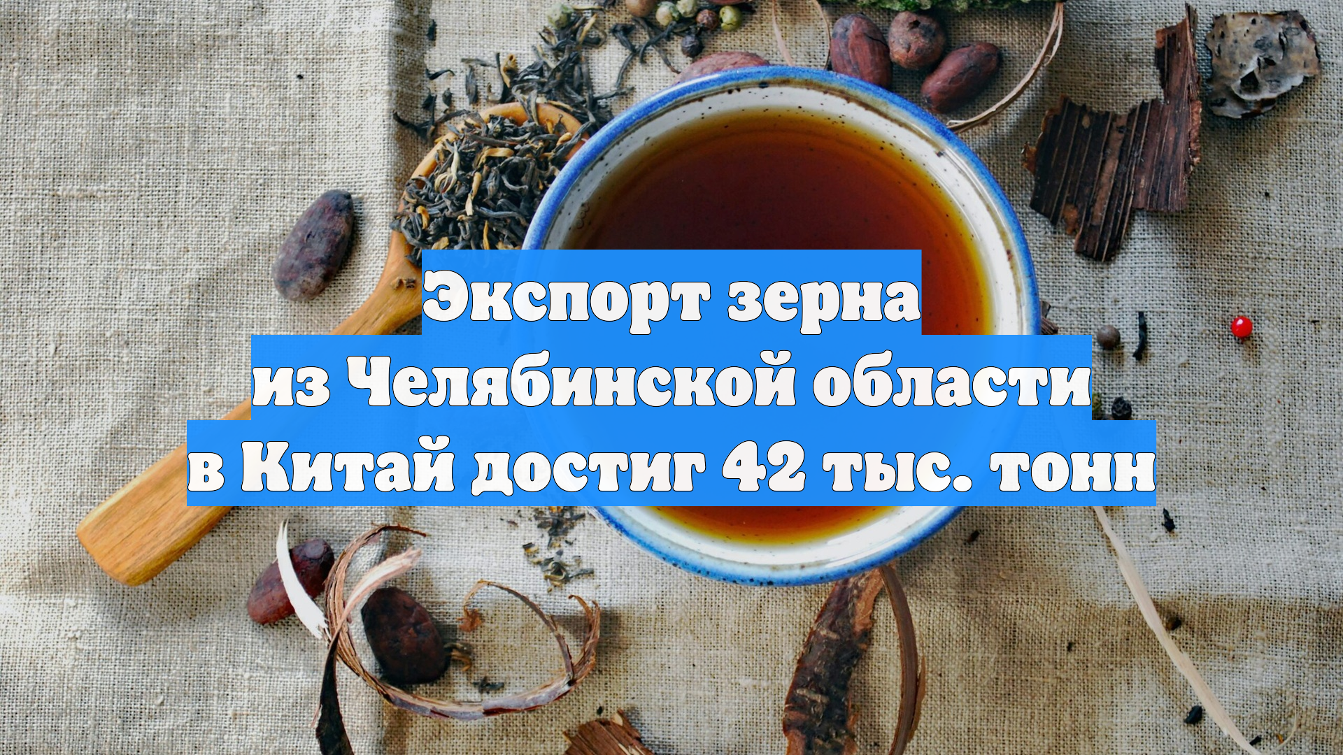 Экспорт зерна из Челябинской области в Китай достиг 42 тыс. тонн