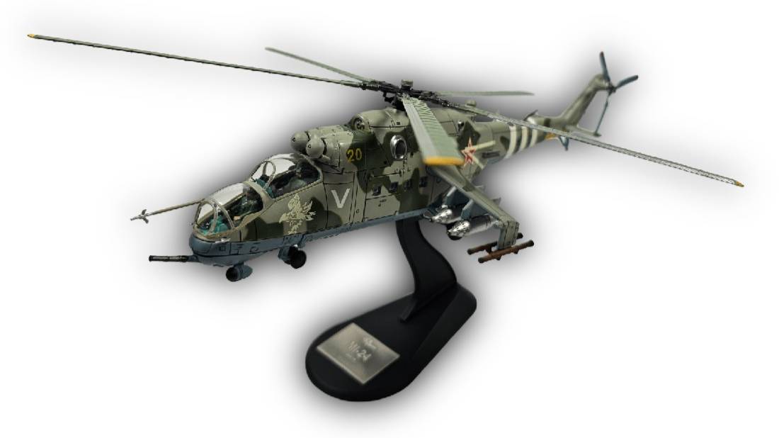 Модель вертолета Миль Ми-24 