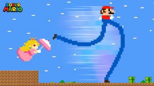 👣Марио сбегает от проблем на новых гигантских ногах 😈